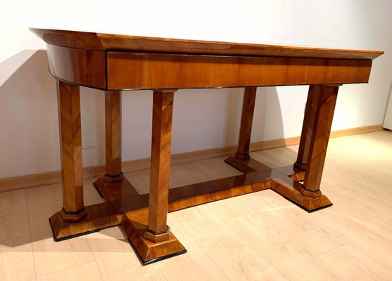 Biedermeier Desk in Cherry Veneer, Austria, 1830s-NNB-973354