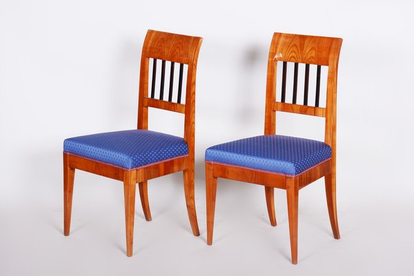 Biedermeier Dining Chairs in Cherry Tree, 1820s, Set of 2-WHY-1767485