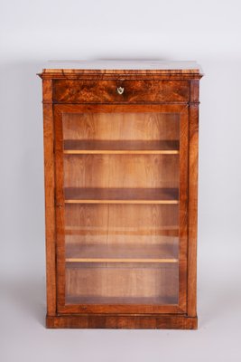 Biedermeier Display Bookcase, Walnut, Czech, 1830s-WHY-1778038