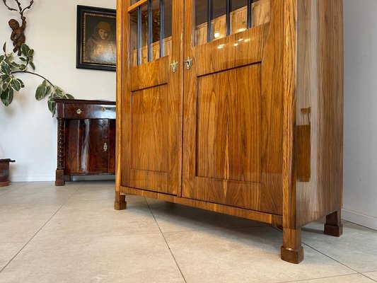 Biedermeier Display Cabinet in Walnut-PXE-2041664