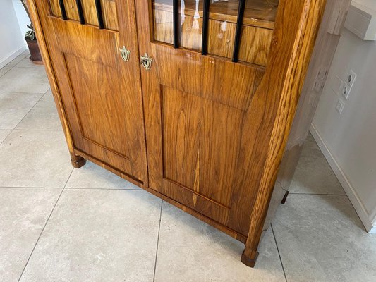 Biedermeier Display Cabinet in Walnut-PXE-2041664