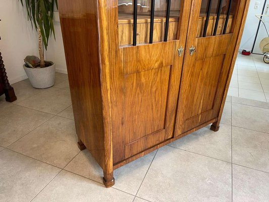 Biedermeier Display Cabinet in Walnut-PXE-2041664