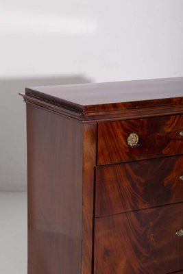 Biedermeier Drop-Front Mahogany Secretary Chest, 1930s-RCE-1735225