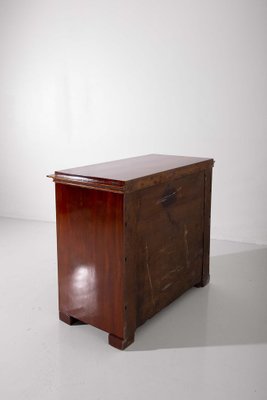 Biedermeier Drop-Front Mahogany Secretary Chest, 1930s-RCE-1735225