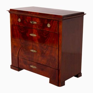 Biedermeier Drop-Front Mahogany Secretary Chest, 1930s-RCE-1735225