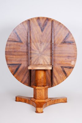 Biedermeier Folding Dining Table in Walnut, Former Czechoslovakia, 1830s-WHY-1790707