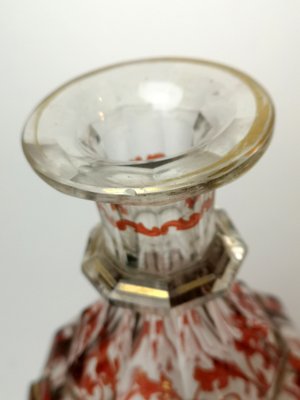 Biedermeier Gold Plated Glass Decanter, Late 19th Century-UWE-1268331