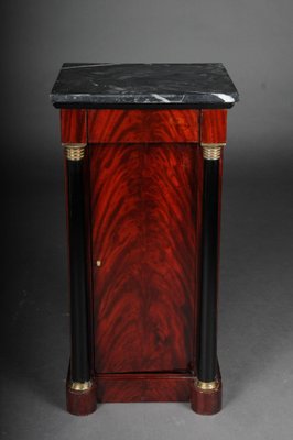 Biedermeier Mahogany Bedside Table-FLW-1402284