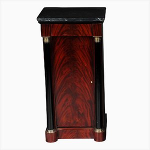 Biedermeier Mahogany Bedside Table-FLW-1402284