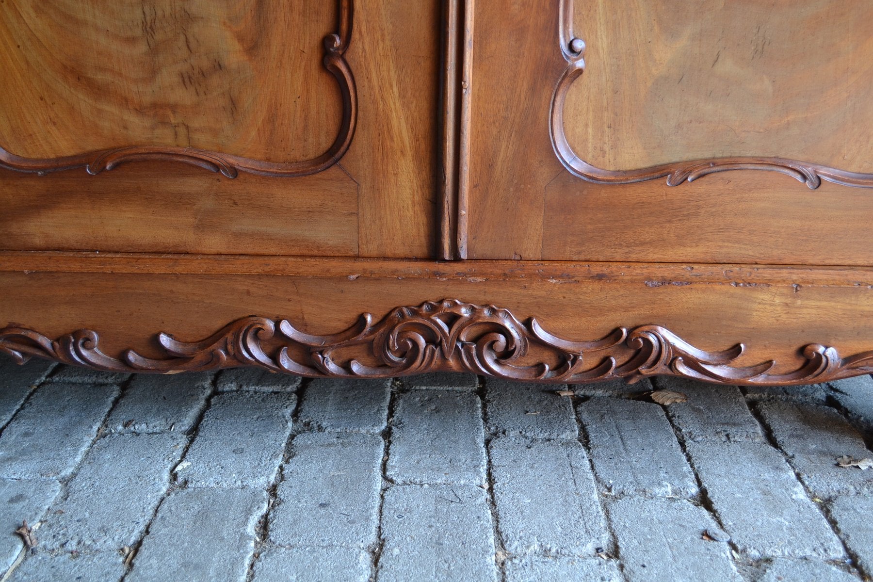 Biedermeier Mahogany Girls Cupboard, 1880