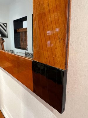 Biedermeier Mirror, Cherry Wood, Ebonized Corners, South Germany, 1820s-NNB-2020824