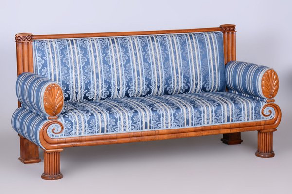 Biedermeier Museum Prague Sofa in Cherry Wood, Czech, 1820s-WHY-1730444