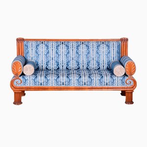 Biedermeier Museum Prague Sofa in Cherry Wood, Czech, 1820s-WHY-1730444