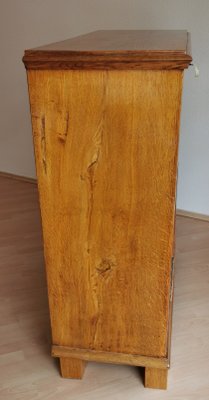 Biedermeier Oak and Birch Secretary, 1820s-ELB-1271263