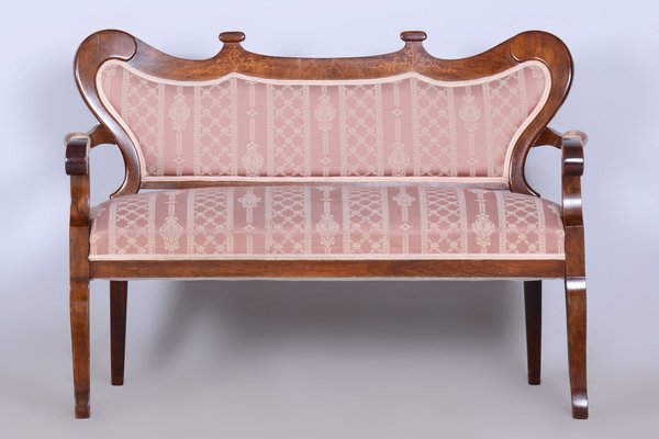 Biedermeier Oak Seating Set in Walnut, Austria, 1840s, Set of 5-WHY-1705613