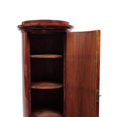 Biedermeier Pillar Cabinet in Mahogany-OGW-1770799