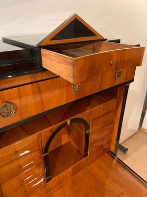 Biedermeier Secretaire in Cherry Veneer, South Germany, 1820s-NNB-907021