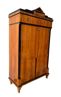 Biedermeier Secretaire in Cherry Veneer, South Germany, 1820s-NNB-907021