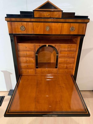 Biedermeier Secretaire in Cherry Veneer, South Germany, 1820s-NNB-907021