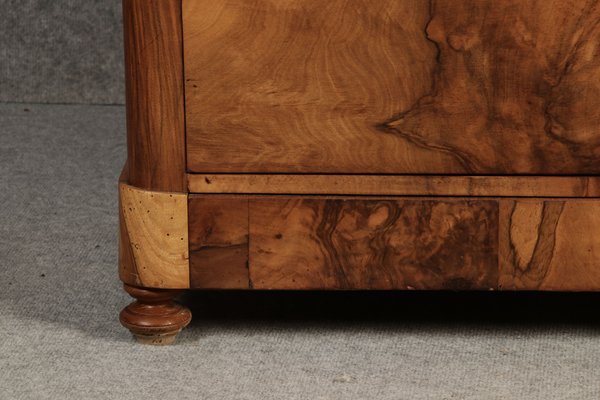 Biedermeier Secretary Chest in Walnut, 1830s-DXD-1790759