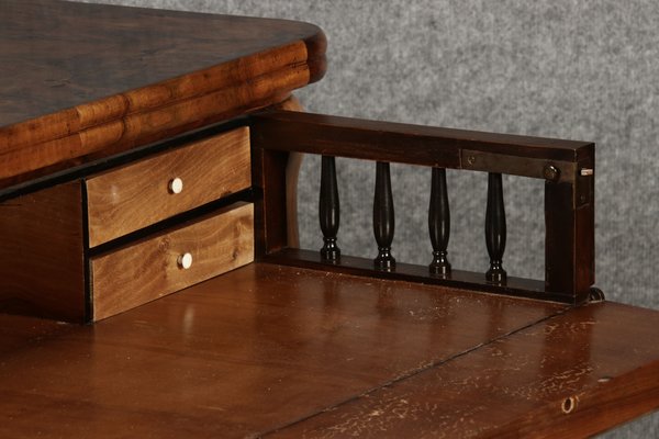 Biedermeier Secretary Chest in Walnut, 1830s-DXD-1790759