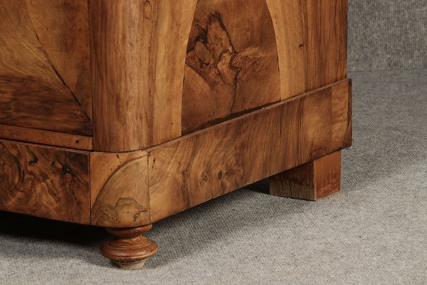 Biedermeier Secretary Chest in Walnut, 1830s-DXD-1790759