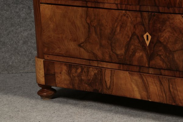 Biedermeier Secretary Chest in Walnut, 1830s-DXD-1790759