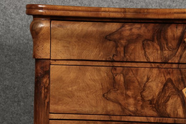 Biedermeier Secretary Chest in Walnut, 1830s-DXD-1790759