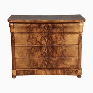 Biedermeier Secretary Chest in Walnut, 1830s-DXD-1790759