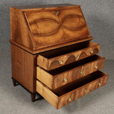 Biedermeier Secretary in Walnut, 1820s-DXD-1790760