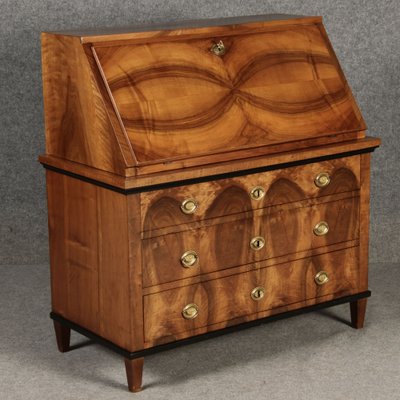 Biedermeier Secretary in Walnut, 1820s-DXD-1790760