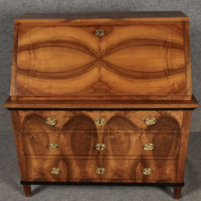 Biedermeier Secretary in Walnut, 1820s-DXD-1790760