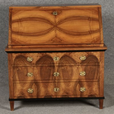 Biedermeier Secretary in Walnut, 1820s-DXD-1790760