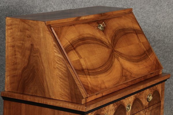 Biedermeier Secretary in Walnut, 1820s-DXD-1790760