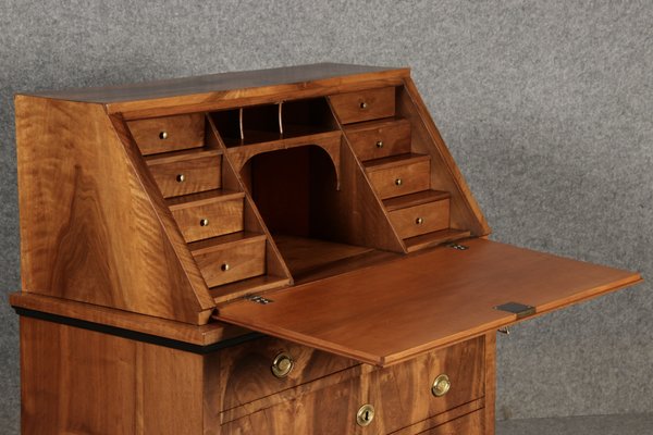 Biedermeier Secretary in Walnut, 1820s-DXD-1790760