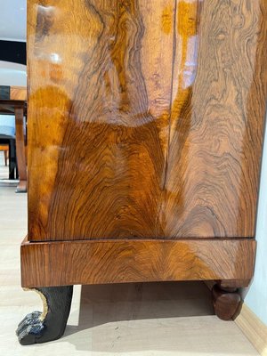 Biedermeier Secretary in Walnut and Maple, 1820-NNB-2017625