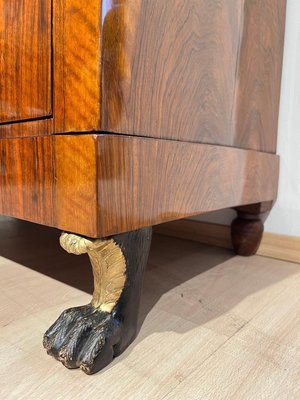 Biedermeier Secretary in Walnut and Maple, 1820-NNB-2017625