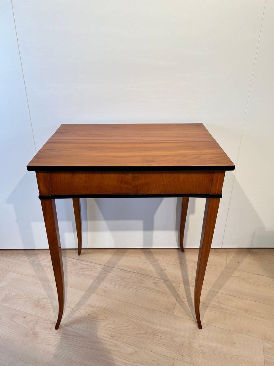 Biedermeier Sewing Table in Cherry Wood, 1825