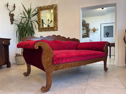 Biedermeier Sofa in Walnut-PXE-2023324