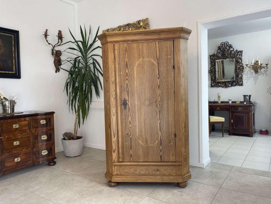 Biedermeier Spruce Wardrobe, 1830s-PXE-1700823