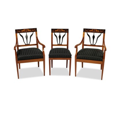 Biedermeier Style Living Room Set, 1900, Set of 4-OGW-1680852