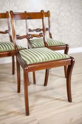 Biedermeier Style Mahogany Chairs & Armchairs, Early 20th Century, Set of 8-CYY-2032312