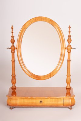 Biedermeier Table Mirror in Cherry Tree, 1860s-WHY-1768445