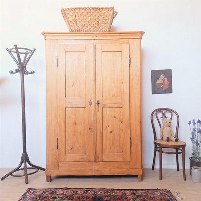 Biedermeier Two-Door Softwood Cabinet, 1850s-WK-2020041