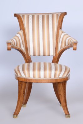 Biedermeier Walnut Armchair by Josef Danhauser, 1820s-WHY-1734175