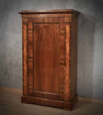 Biedermeier Walnut Wood Wardrobe, 1840s-UH-2028070