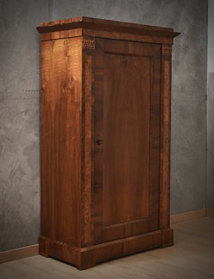 Biedermeier Walnut Wood Wardrobe, 1840s-UH-2028070