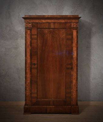 Biedermeier Walnut Wood Wardrobe, 1840s-UH-2028070