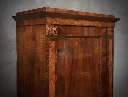 Biedermeier Walnut Wood Wardrobe, 1840s-UH-2028070