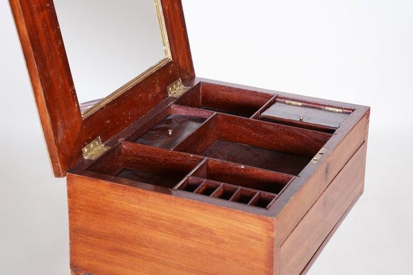 Biedermeier Worktable in Mahogany, Germany, 1820s-WHY-1778007